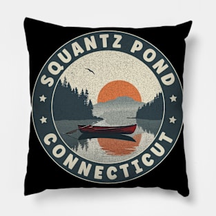 Squantz Pond Connecticut Sunset Pillow