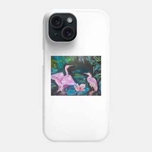 Pink Egrets Phone Case