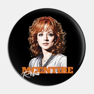 reba // retro ilustration vektor v3 Pin