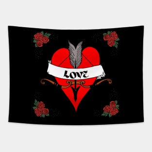 Love On Valentine's Day Tapestry