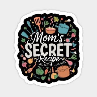 "Mom's Kitchen Magic: Love & Cooking" Magnet