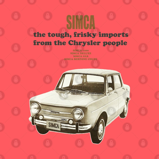 SIMCA 1000 - advert by Throwback Motors