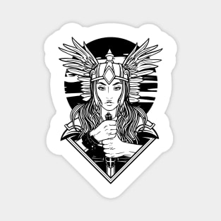 Valkyrie Illustration Magnet