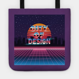 A City at Night Vector Image Tote