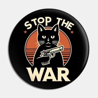 Stop the war - cats Pin