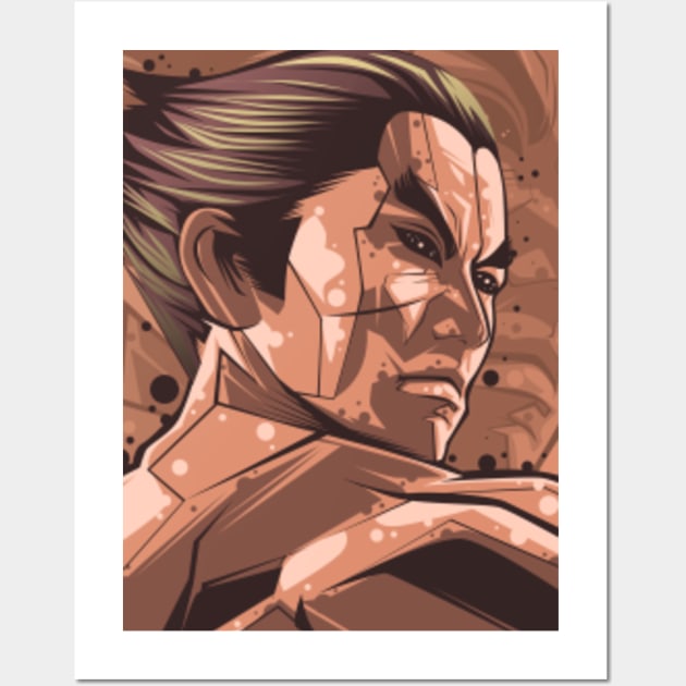 Kazuya Mishima, an art print by gdaigonArt - INPRNT