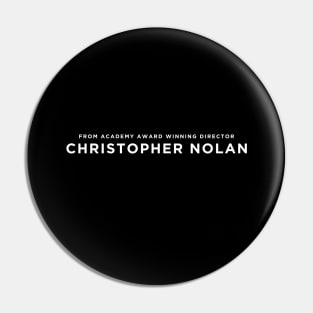 Academy Award Winner Christopher Nolan Pin