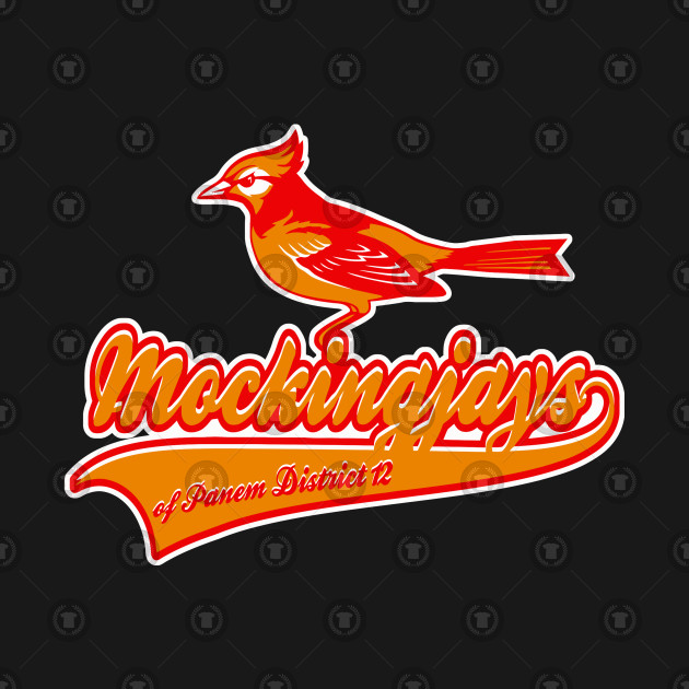 mockingjays of panem district 12 parody t shirt teepublic