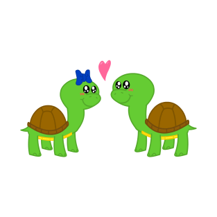 Turtle Love Girl + Boy T-Shirt