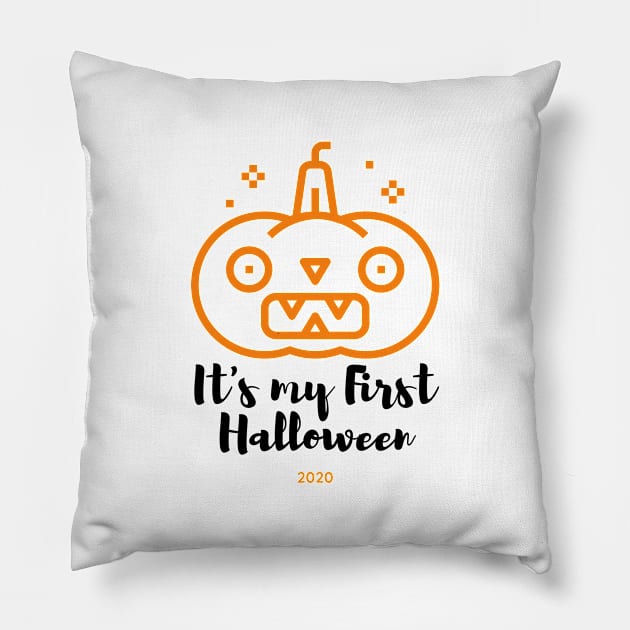 Its my first halloween Pillow by Mplanet