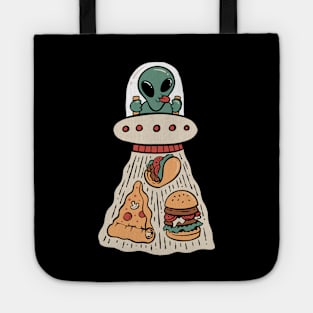 Alien Foodie Invasion Tote