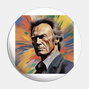 Your hero Clint Eastwood Pin