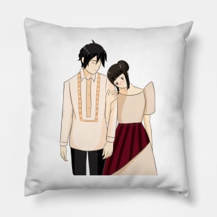 Pinoy Bride Groom Barong Tagalog Maria Clara Pillow