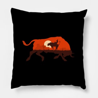 Rodeo Sunset Pillow