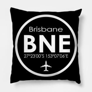 BNE, Brisbane International Airport Pillow