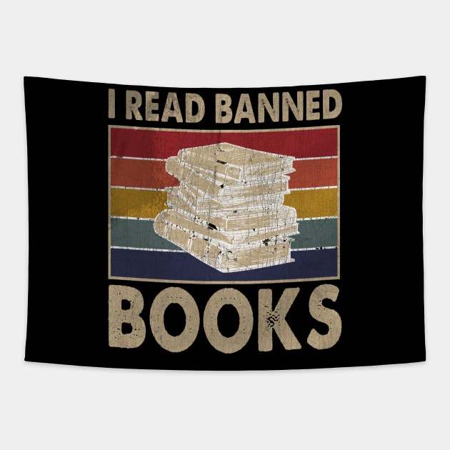 I Read  Books Week Librarian Freedom Reader Nerd Tapestry by marisamegan8av