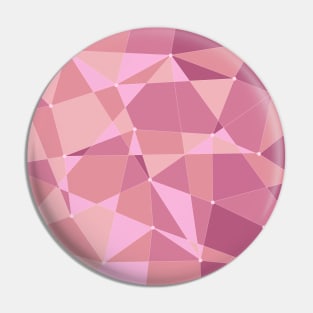 Abstract random geometric pattern Pink Pin