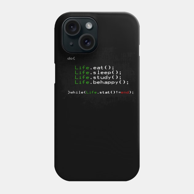 Life in a Code Phone Case by vStepHHH