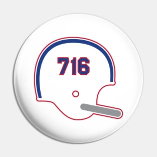 Buffalo Bills 716 Helmet Pin