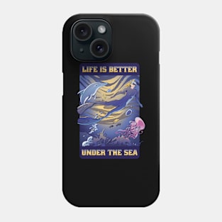 Under The Sea Funny Scuba Diving Gift Phone Case