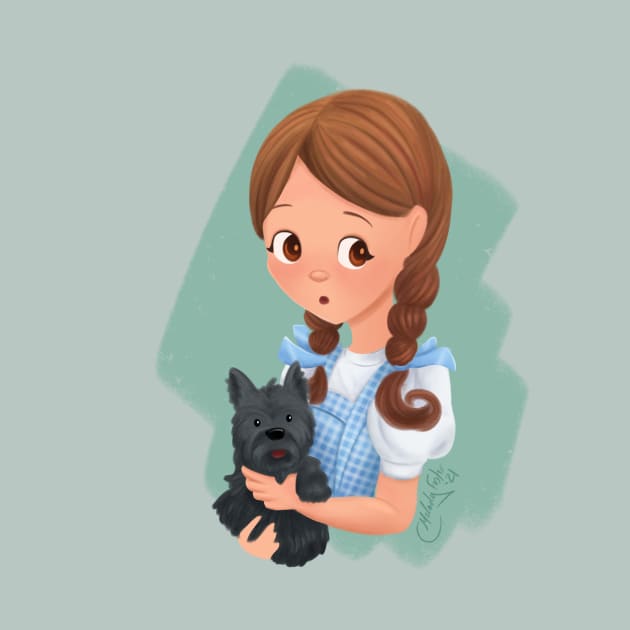 Dorothy & Toto by LunarFox