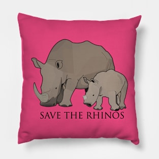 Rhinos Pillow