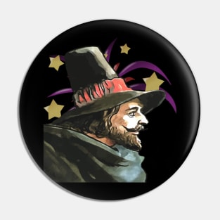 Guy Fawkes And Fireworks Fifth Of November Pin