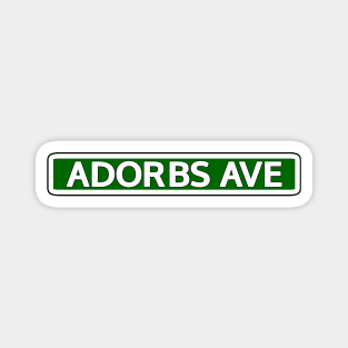 Adorbs Ave Street Sign Magnet