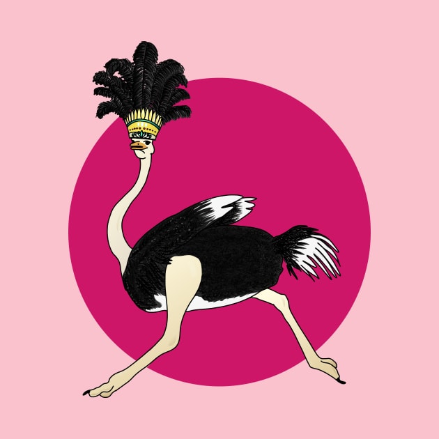 Cabaret ostrich by GribouilleTherapie