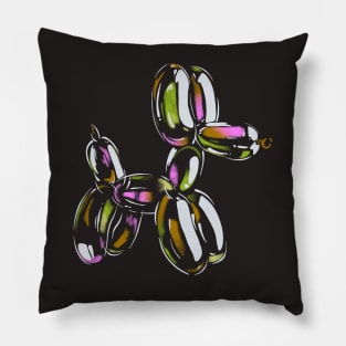 Balloon Dogs Multicolor - Weirdcore Maximalist Design Pillow