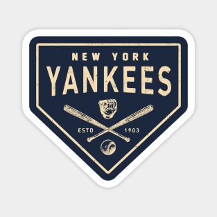 Yankees Home Base by  Buck Tee Magnet