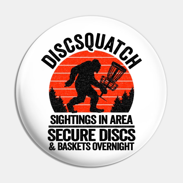 Discsquatch Sightings In Area Bigfoot Disc Golf Pin by Kuehni