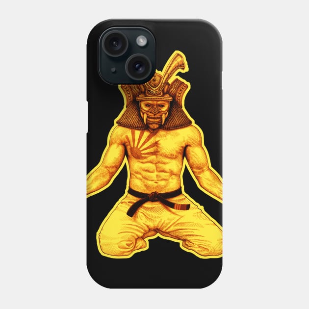 Samurai mask - Japanese warrior - samurai code Phone Case by undersideland