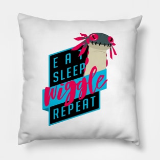 The Wiggle Worm Pillow