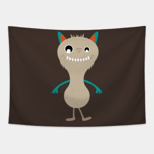 Happy little monster 3 Tapestry