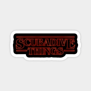 Scuba dive Things Magnet