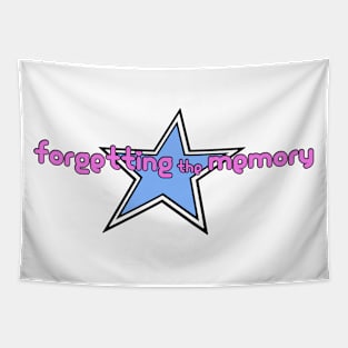 Forgetting The Memory - blue star Tapestry