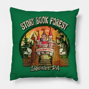 Story Book Forest 1956 // vintage Pillow