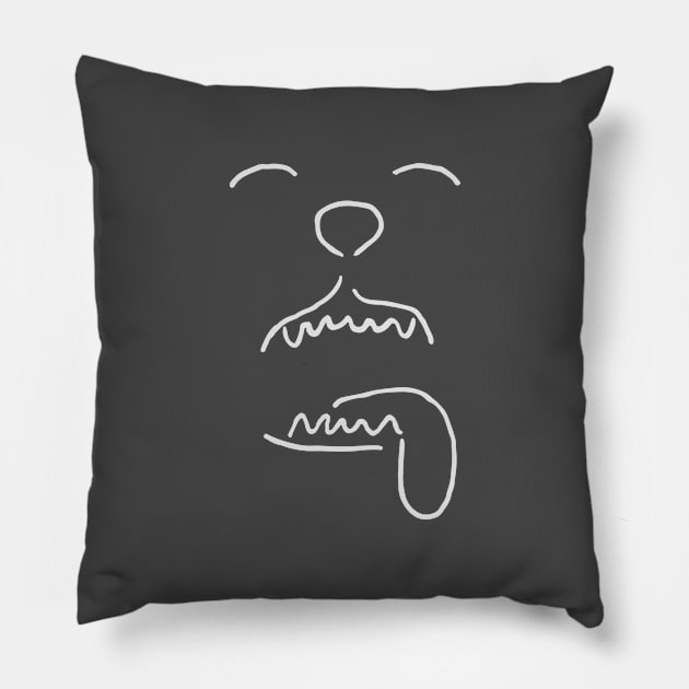 beast - noodle tee Pillow by noodletee