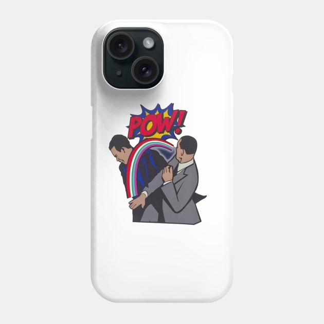 Will Smith Slapping Chris Rock Pow Phone Case by Biscuit25