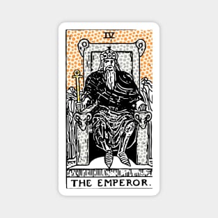 Modern Tarot Design - 4 The Emperor Magnet