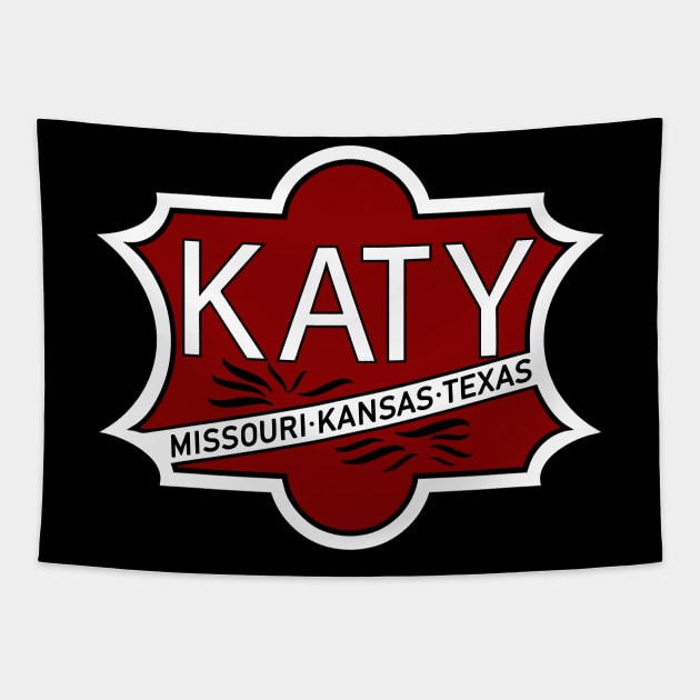 MKT Katy Lines Railroad Tapestry by Raniazo Fitriuro