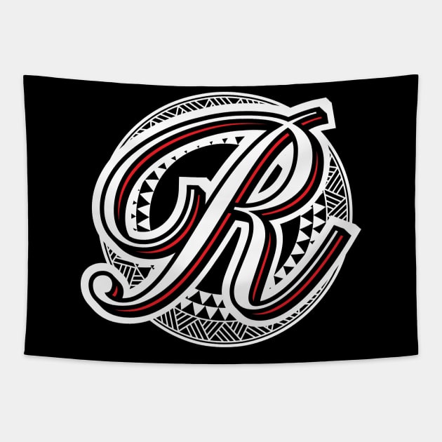 Letter R Tapestry by EndStrong