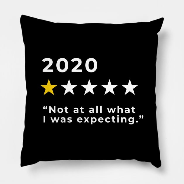 2020 - 1 star review.  "Not at all what I was expecting." Pillow by BodinStreet