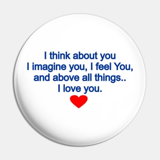 I think about you Pin