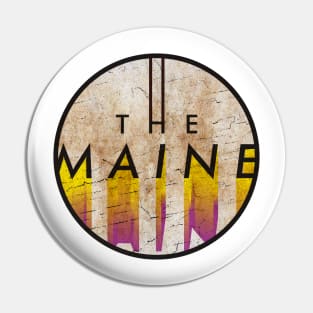 The Maine - VINTAGE YELLOW CIRCLE Pin