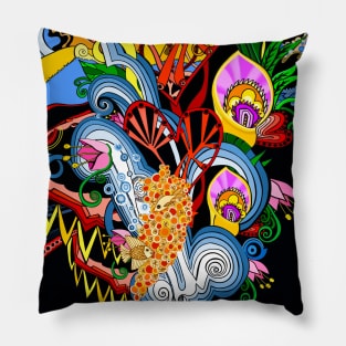 Dreaming In Doodles Pillow