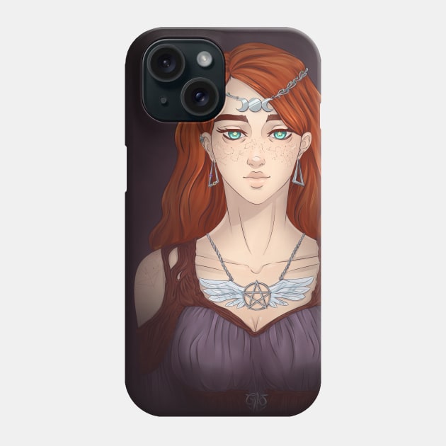 Wiccan Goddess Phone Case by Tati Seol