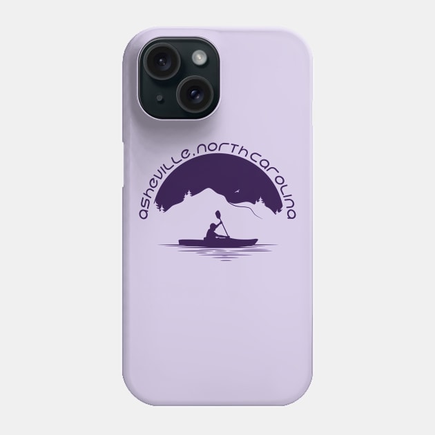 Asheville, North Carolina Kayaking - PurpleO 09 Phone Case by AVL Merch