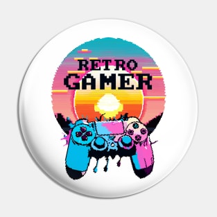 Retro Gamer Pin